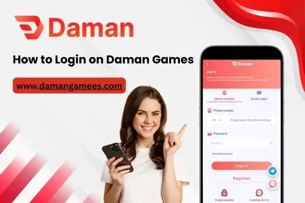Daman Games login process
